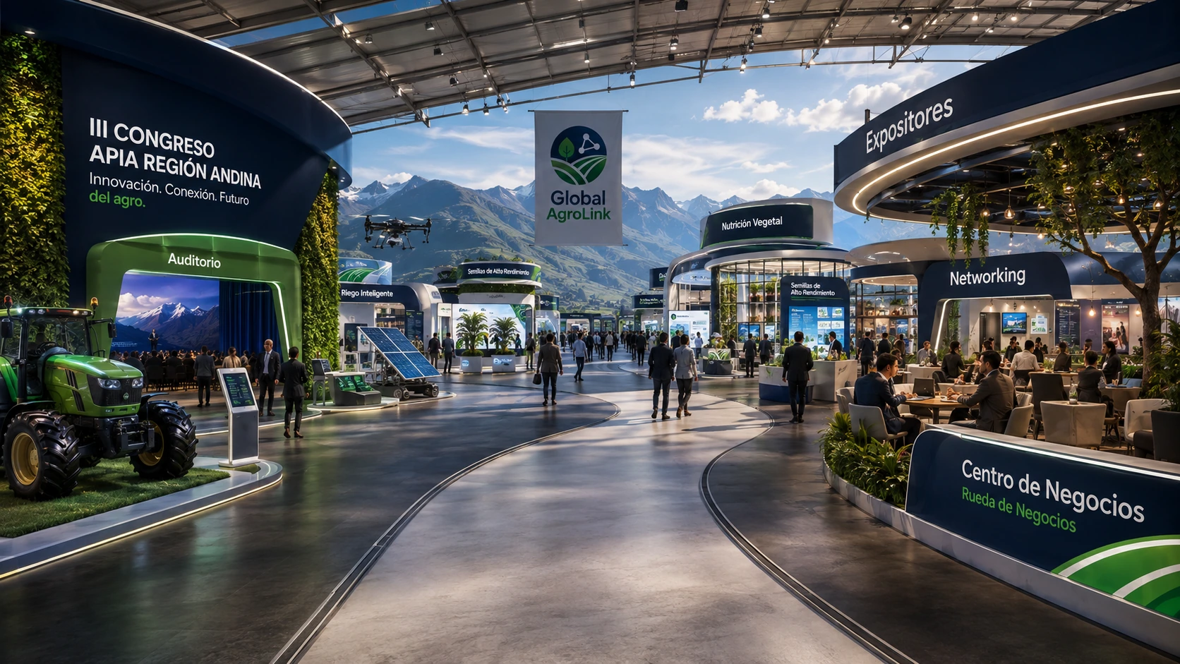 Experiencia inmersiva de feria virtual Global AgroLink